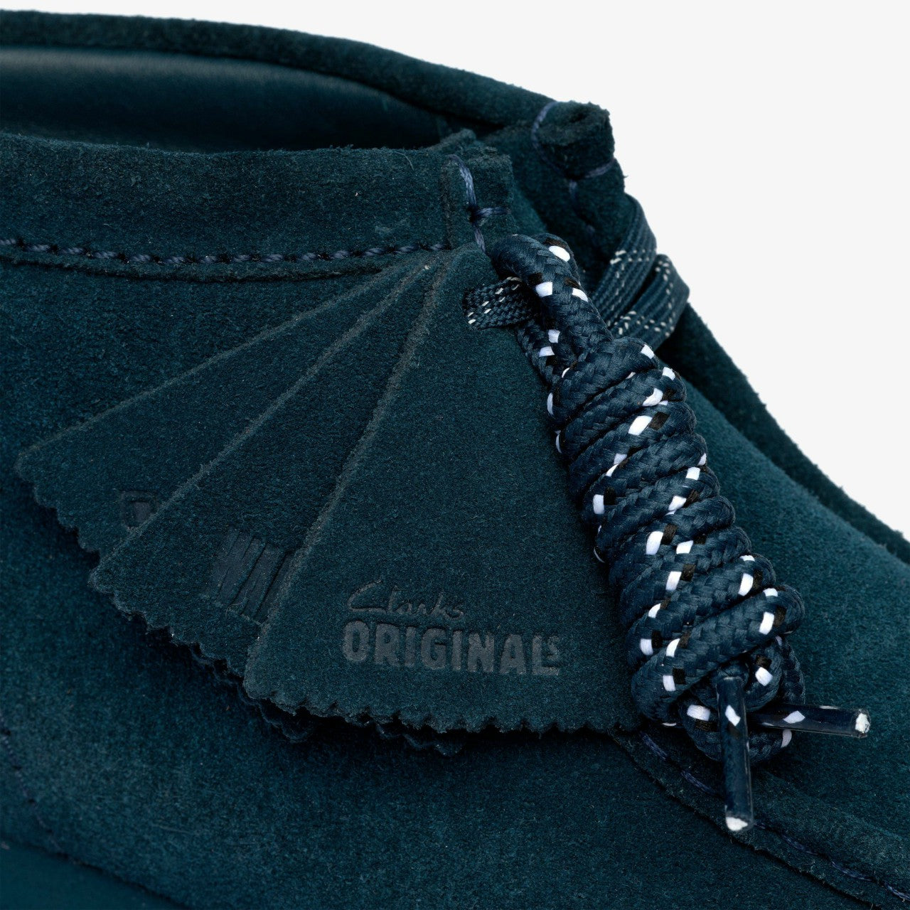 Wallabee Boot GORE-TEX Dark Teal Suede Clarks Women