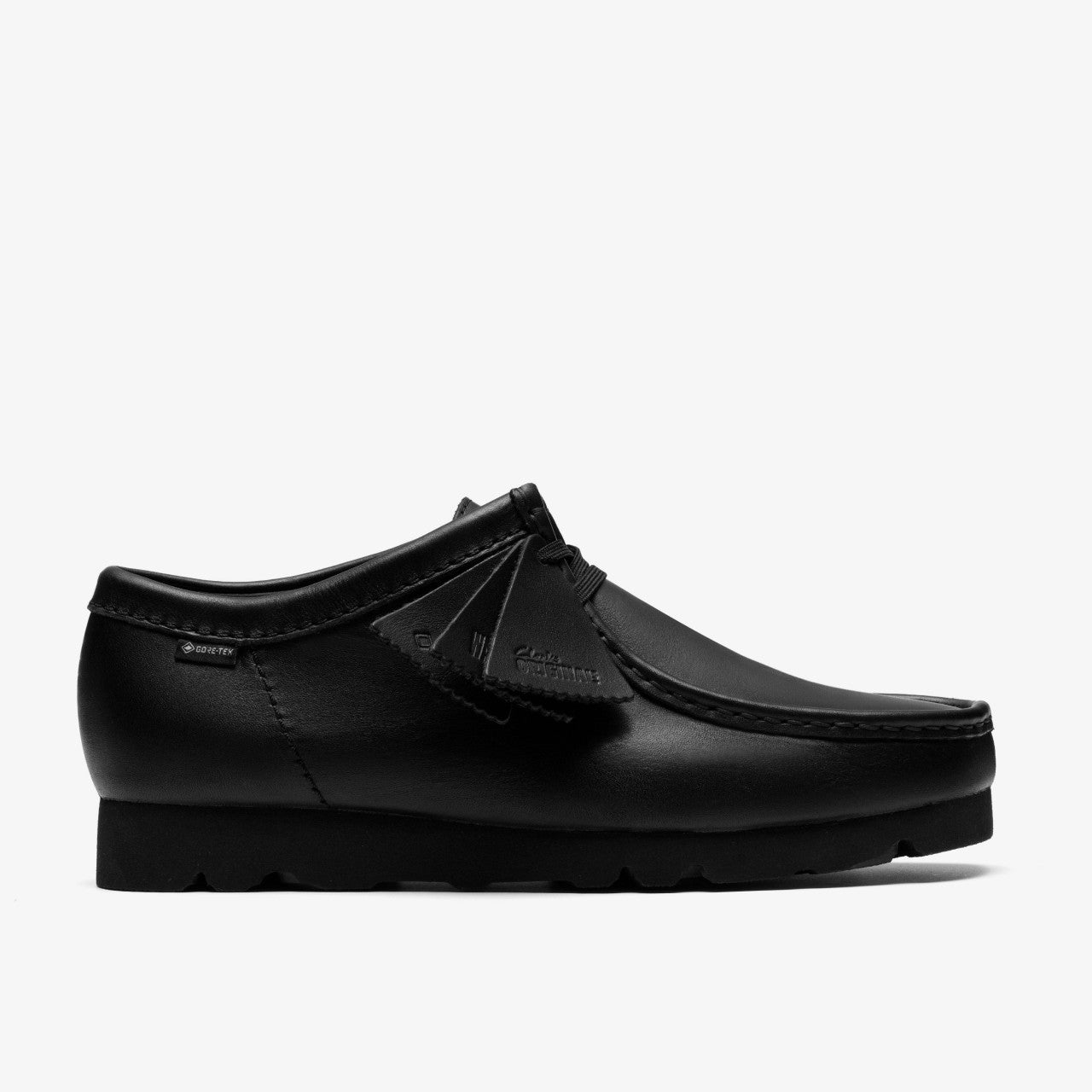 Wallabee GORE-TEX Black/Black Leather Clarks Men