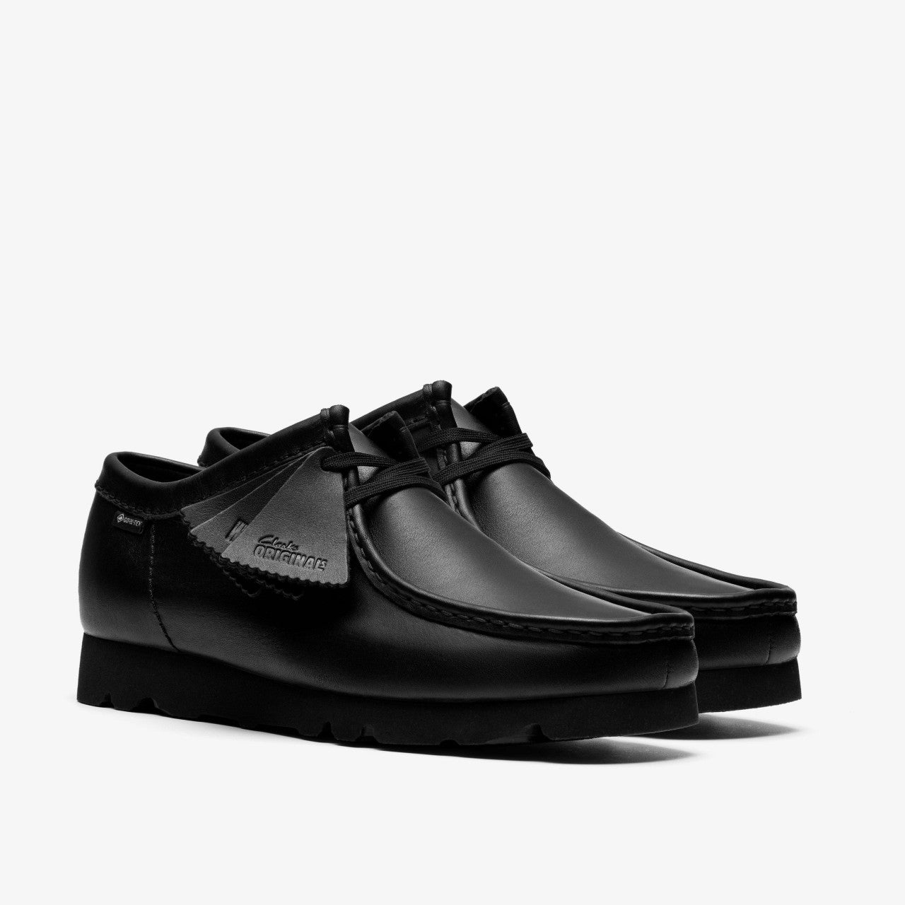 Wallabee GORE-TEX Black/Black Leather Clarks Men