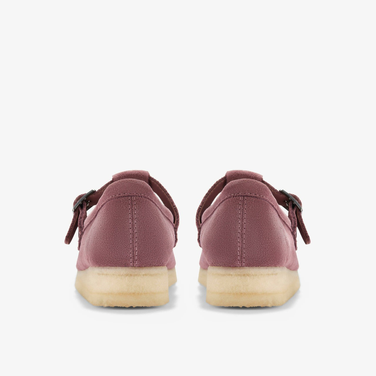 Wallabee T Bar Rose Brown Suede Clarks Women