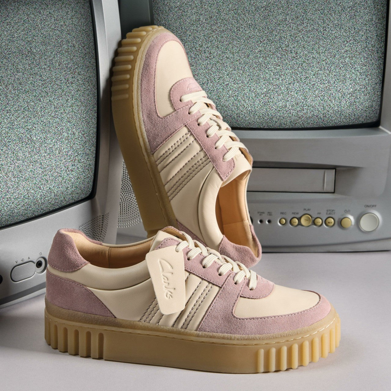 Mayhill Lace Light Pink Combination Clarks Women