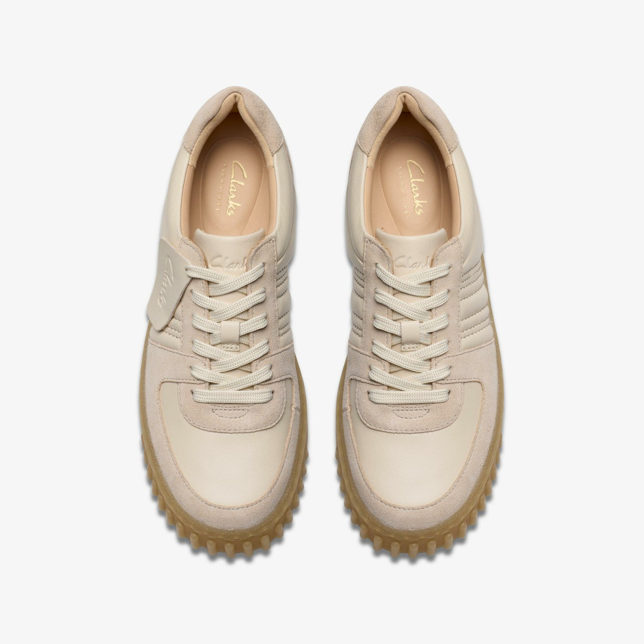 Mayhill Lace Sand Combination Leather Clarks Women