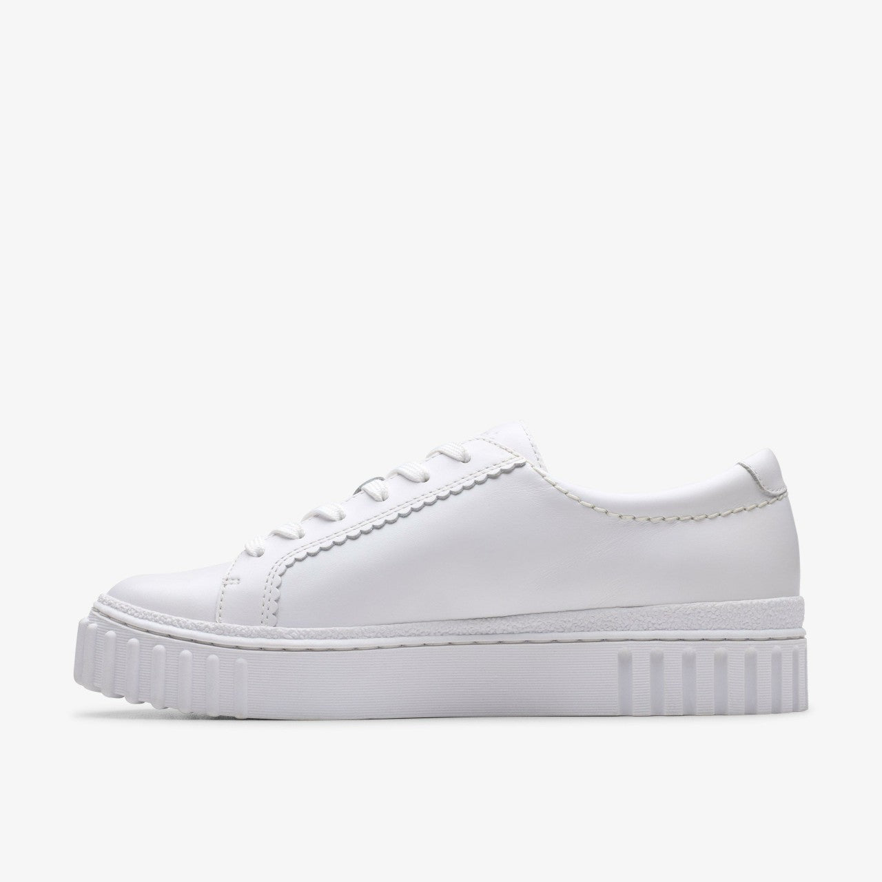 Mayhill Walk White Leather Clarks Women