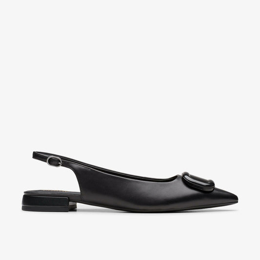 Sensa 15 Trim Black Leather Clarks Women
