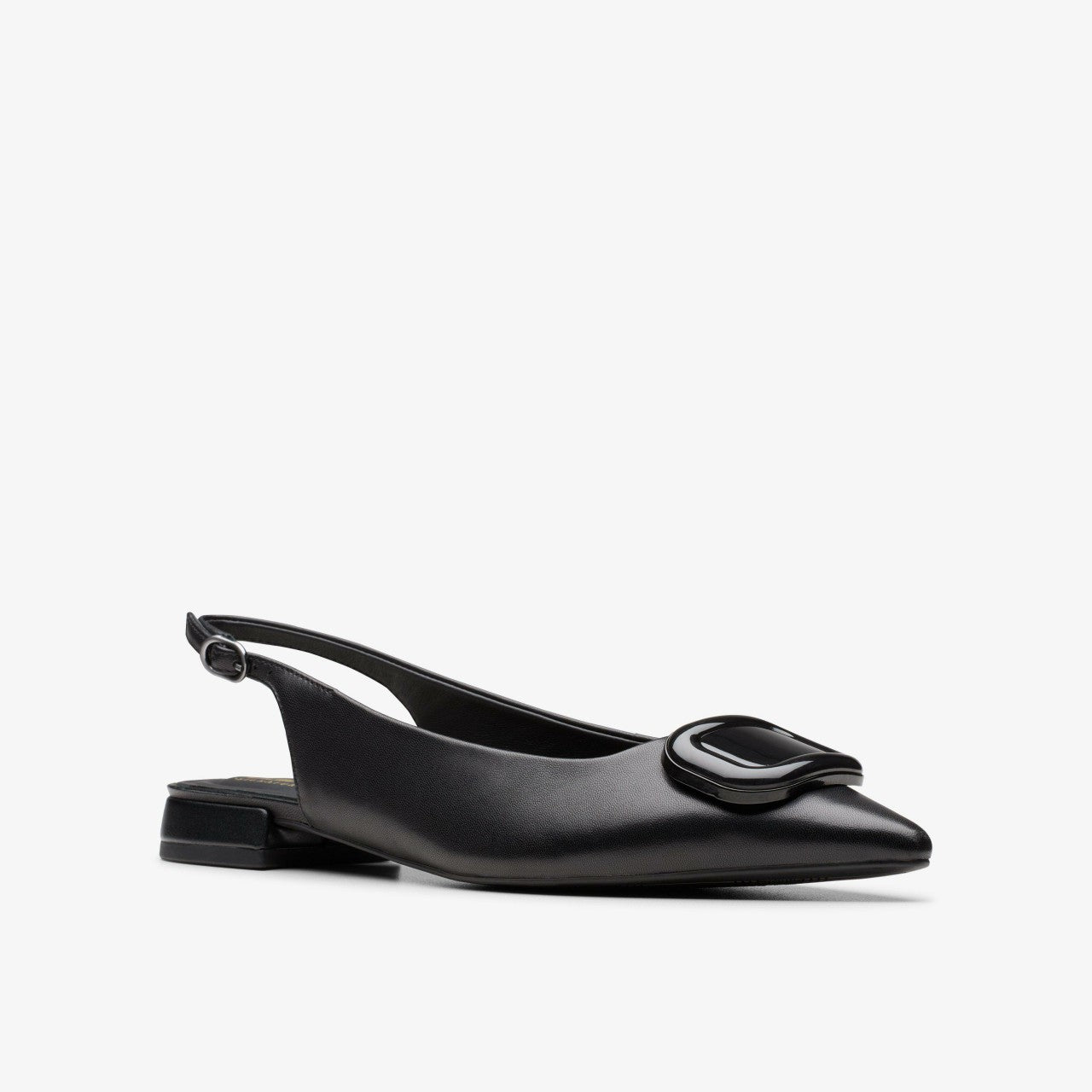 Sensa 15 Trim Black Leather Clarks Women