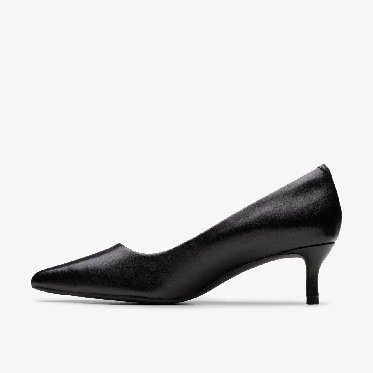 Zarey Court Black Leather Clarks Women