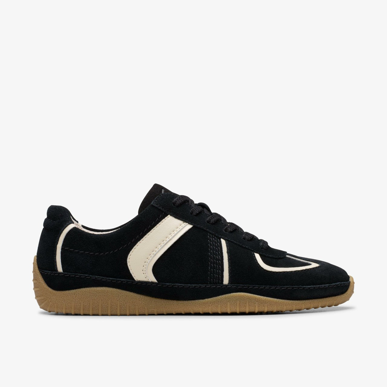 Meridor Lo Black Combination Suede Clarks Women