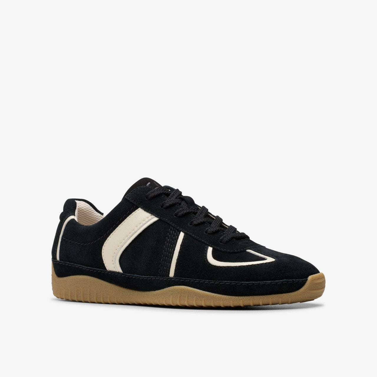 Meridor Lo Black Combination Suede Clarks Women