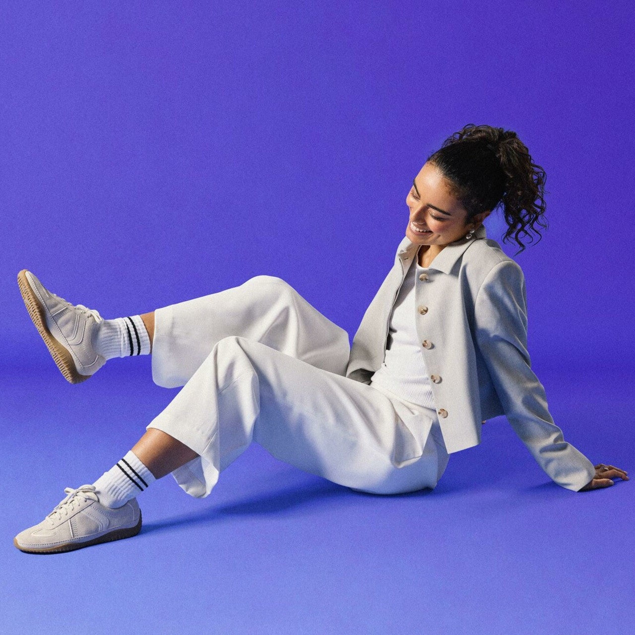 Meridor Lo Off White Combination Clarks Women