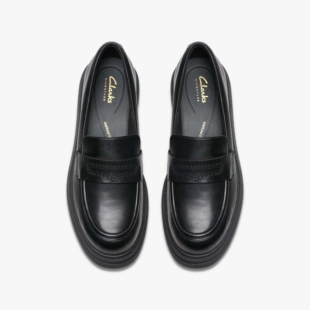 Orinoco3 Edge Black Leather Clarks Women