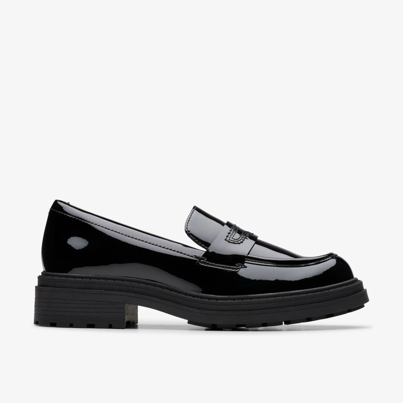 Orinoco3 Edge Black Patent Clarks Women