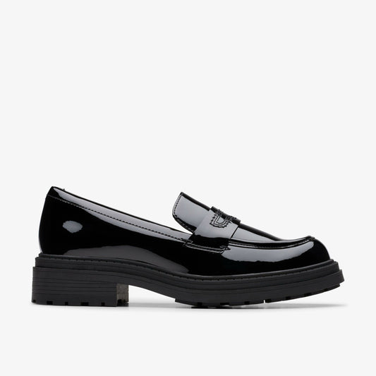 Orinoco3 Edge Black Patent Clarks Women