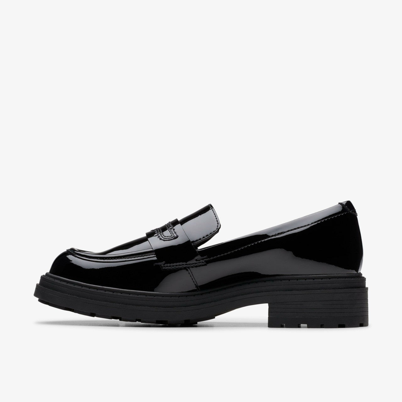 Orinoco3 Edge Black Patent Clarks Women