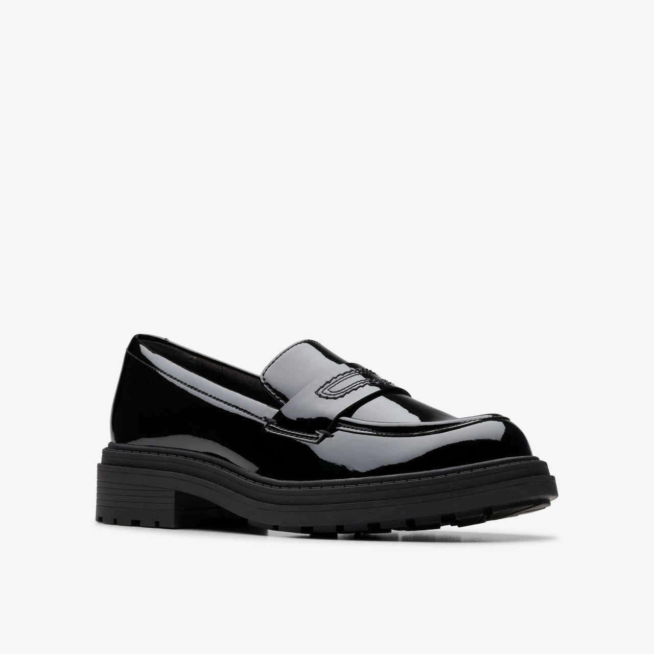 Orinoco3 Edge Black Patent Clarks Women