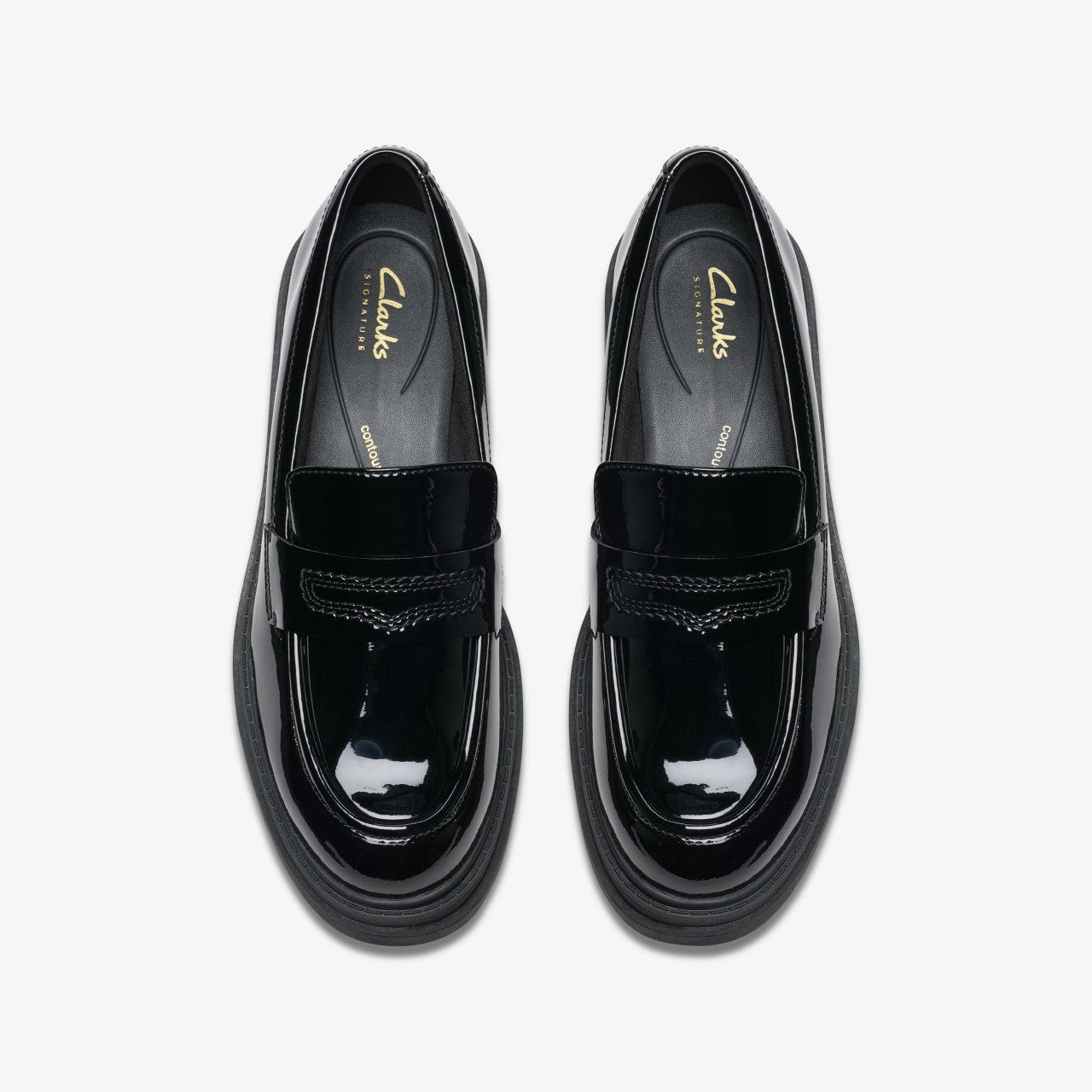 Orinoco3 Edge Black Patent Clarks Women