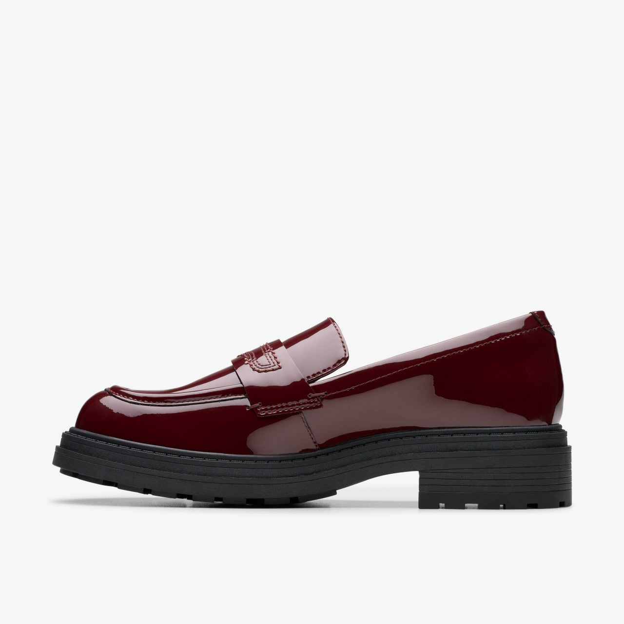 Orinoco 3 Edge Burgundy Patent Clarks Women