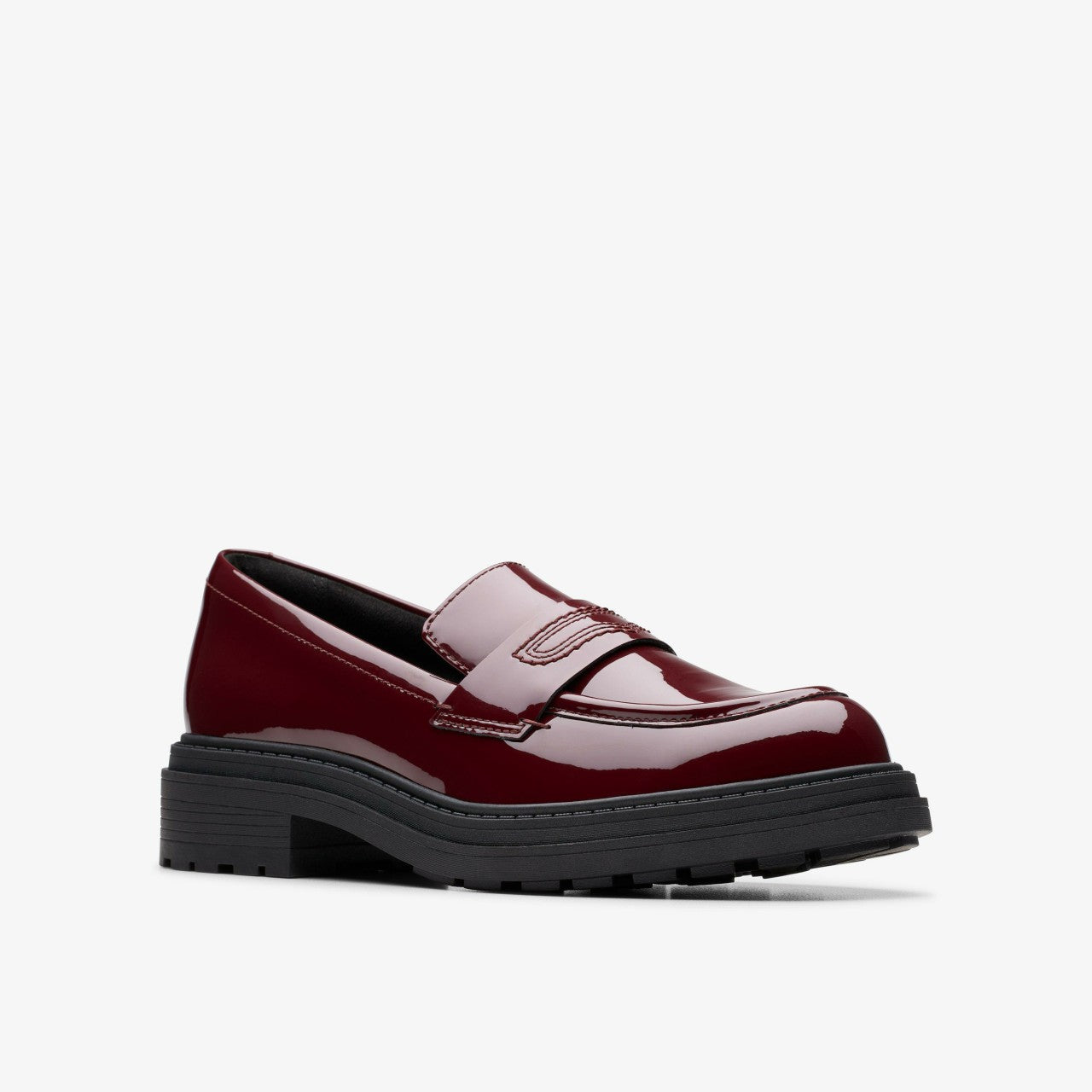 Orinoco 3 Edge Burgundy Patent Clarks Women