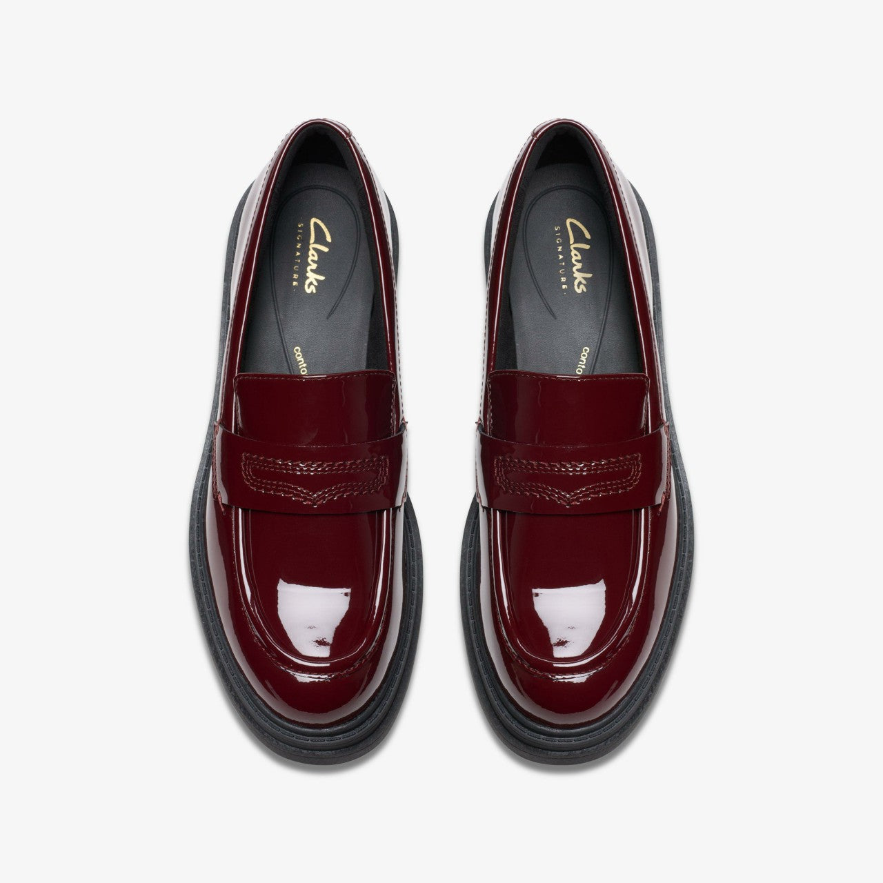 Orinoco 3 Edge Burgundy Patent Clarks Women