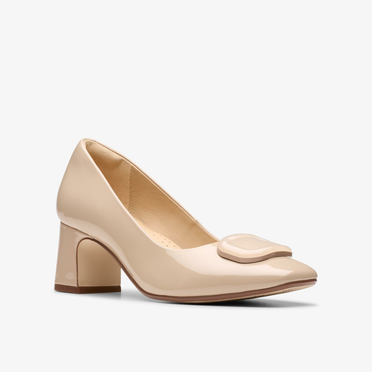 Fernie Trim Sand Patent Clarks Women