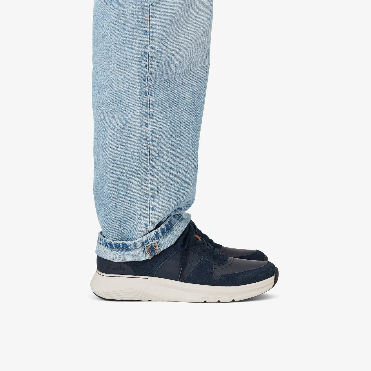 Motion Trek Go Navy Combination Clarks Men
