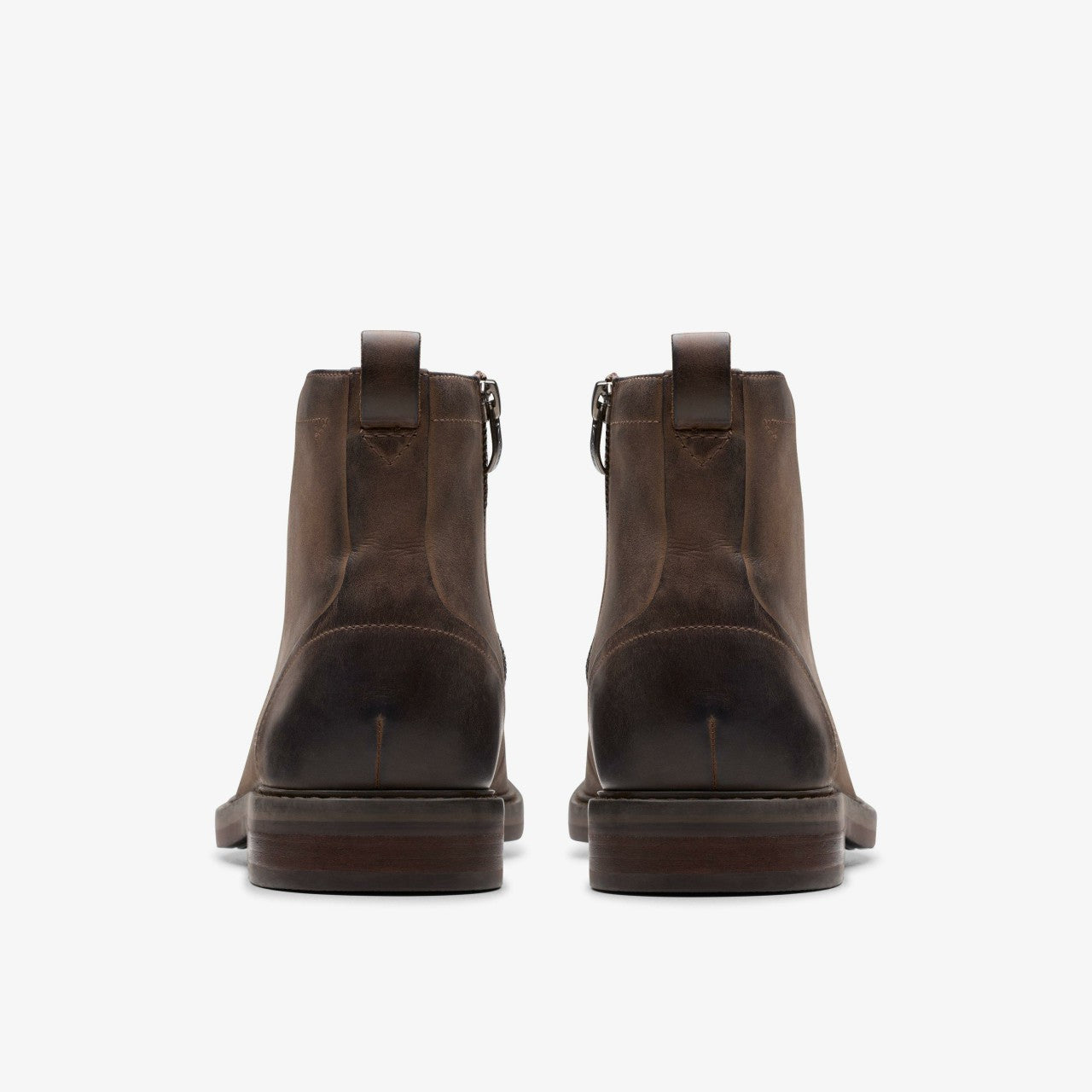 Aldwin Cap Brown Leather Clarks Men