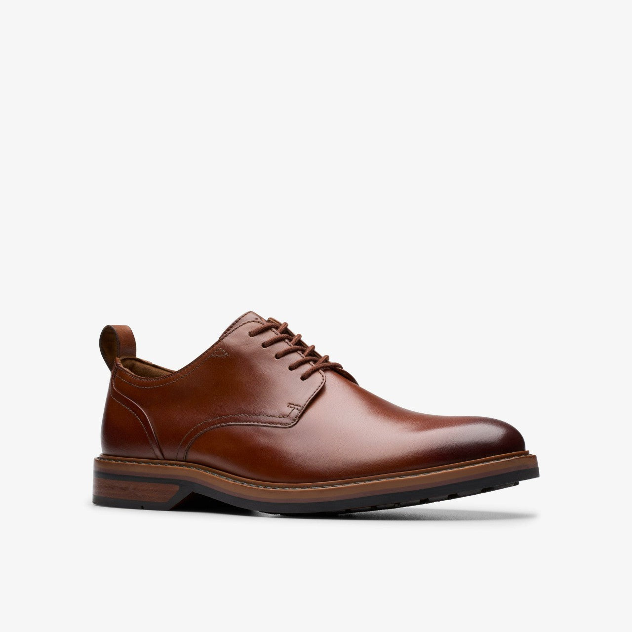 Aldwin Lace Tan Leather Clarks Men