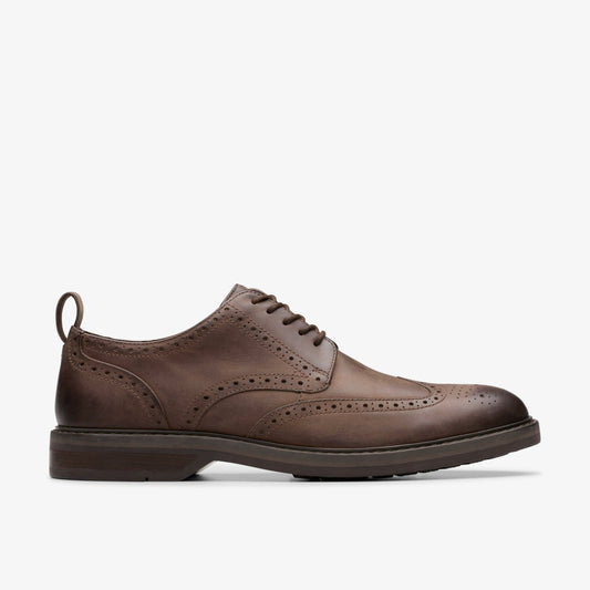 Aldwin Limit Brogue Brown Leather Clarks Men