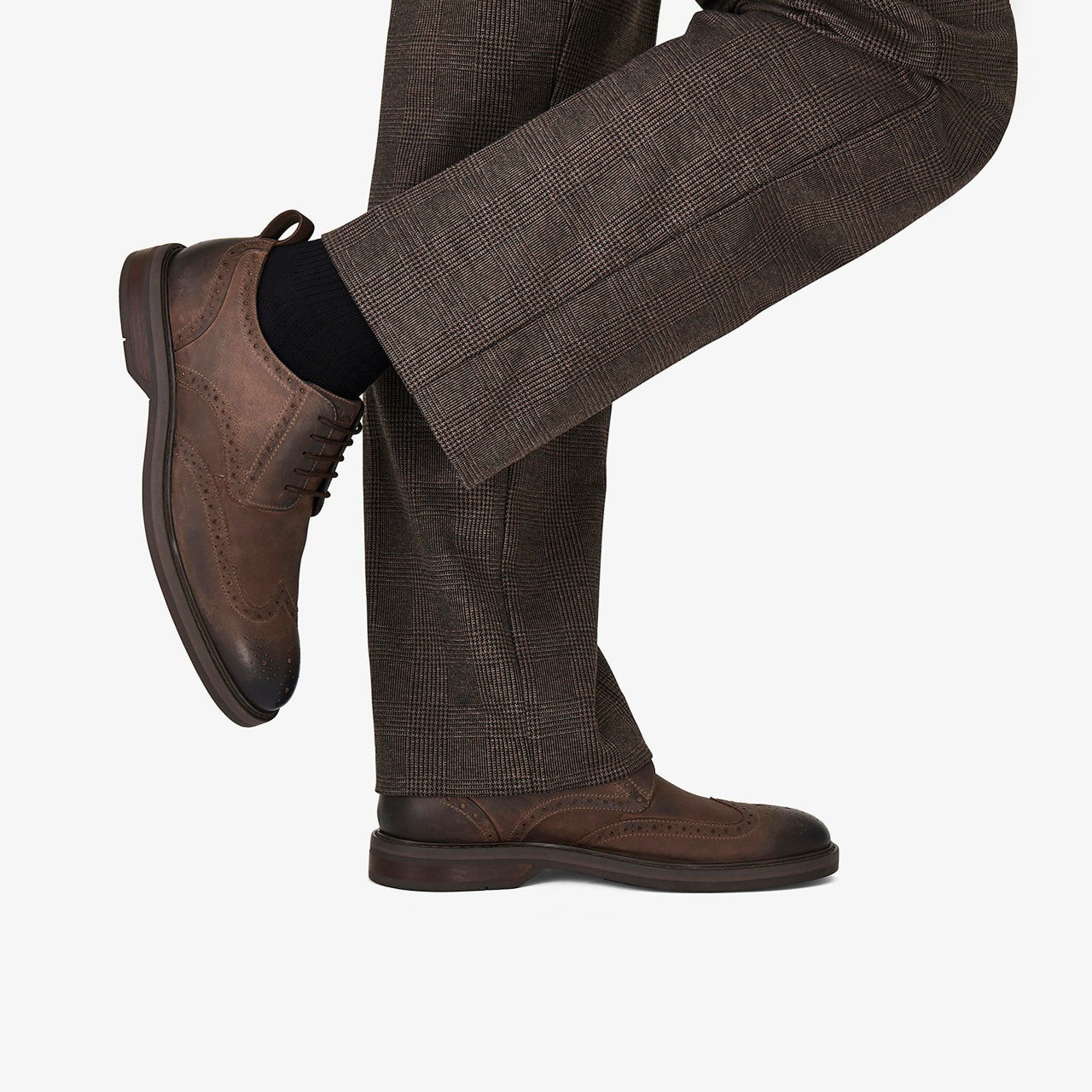 Aldwin Limit Brogue Brown Leather Clarks Men