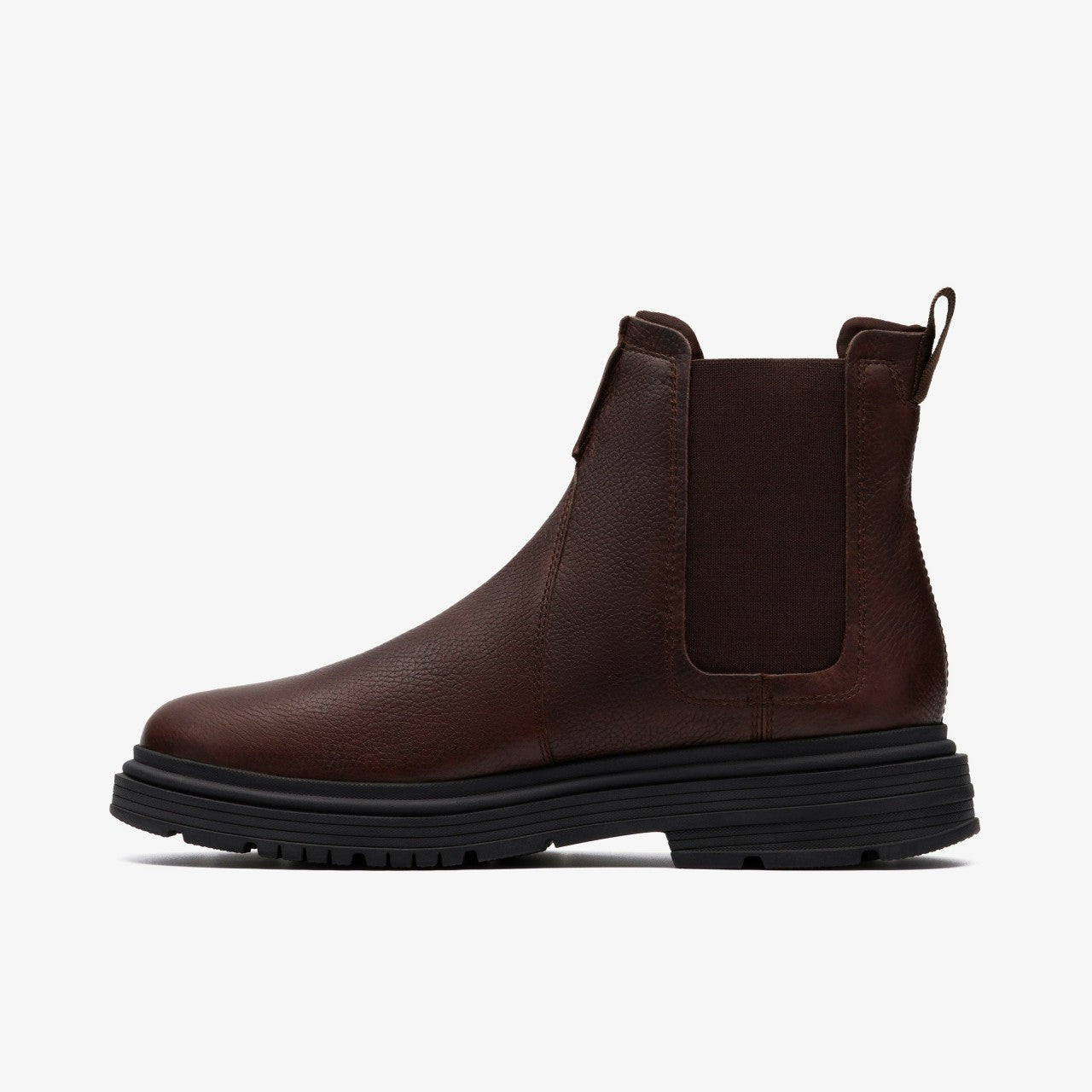 Badbury Easy Dark Brown Leather Clarks Men