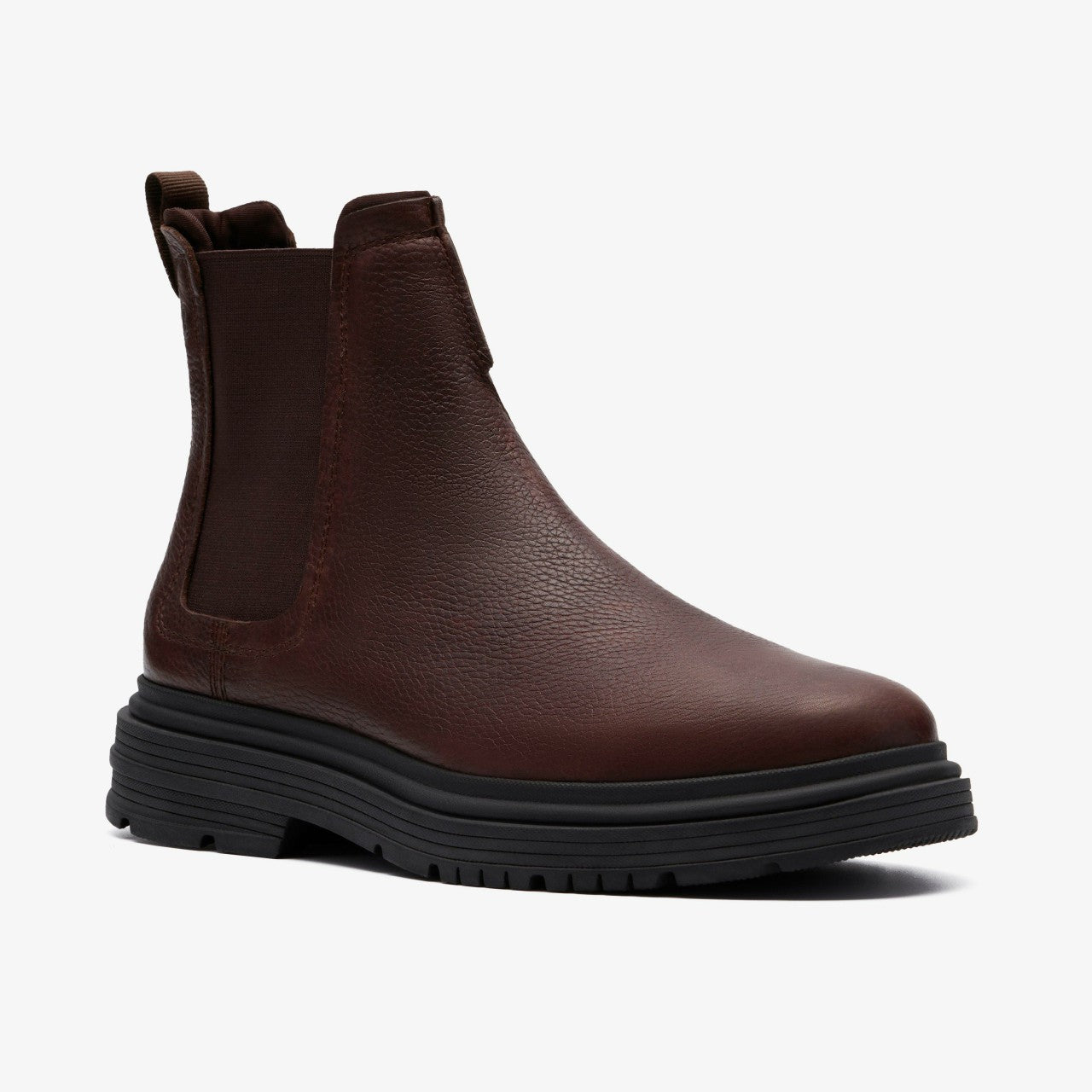 Badbury Easy Dark Brown Leather Clarks Men