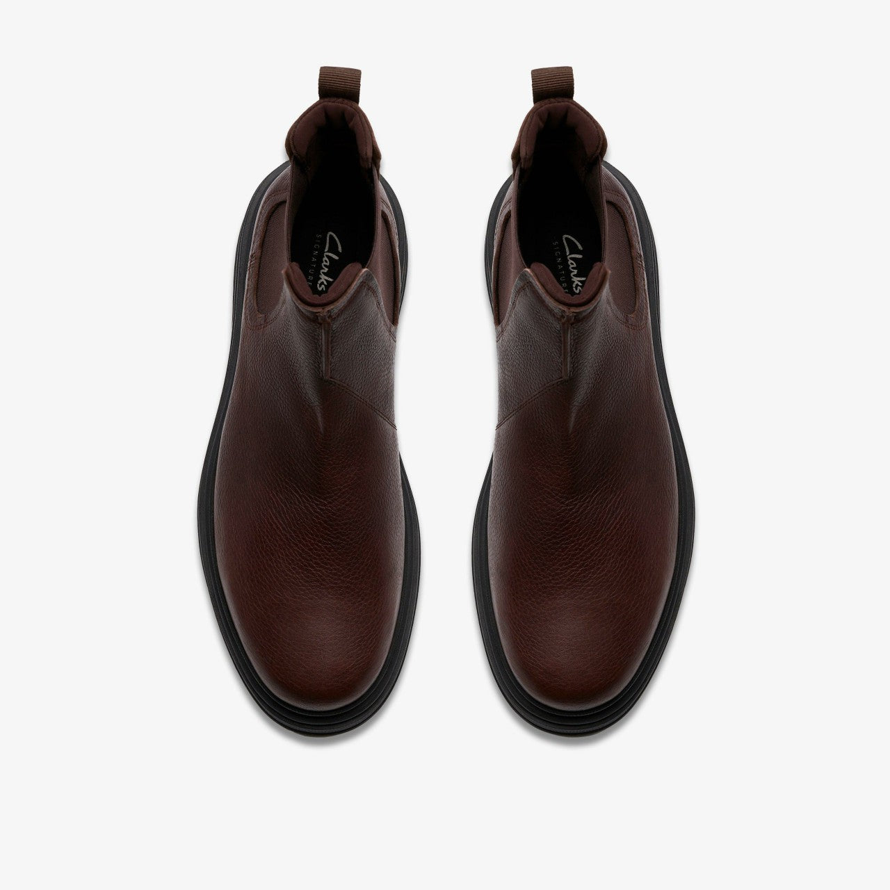 Badbury Easy Dark Brown Leather Clarks Men