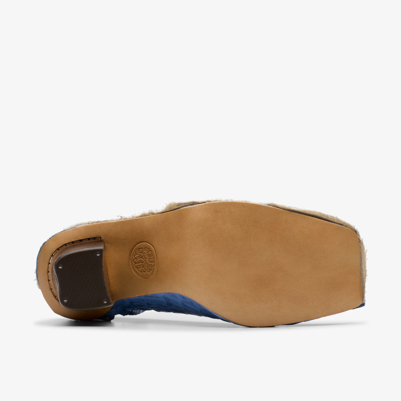 Martine Rose Heel Womens Blue Leather Clarks Women