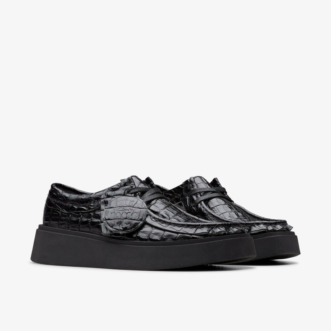 Martine Rose Torview Womens Black Leather Clarks Women