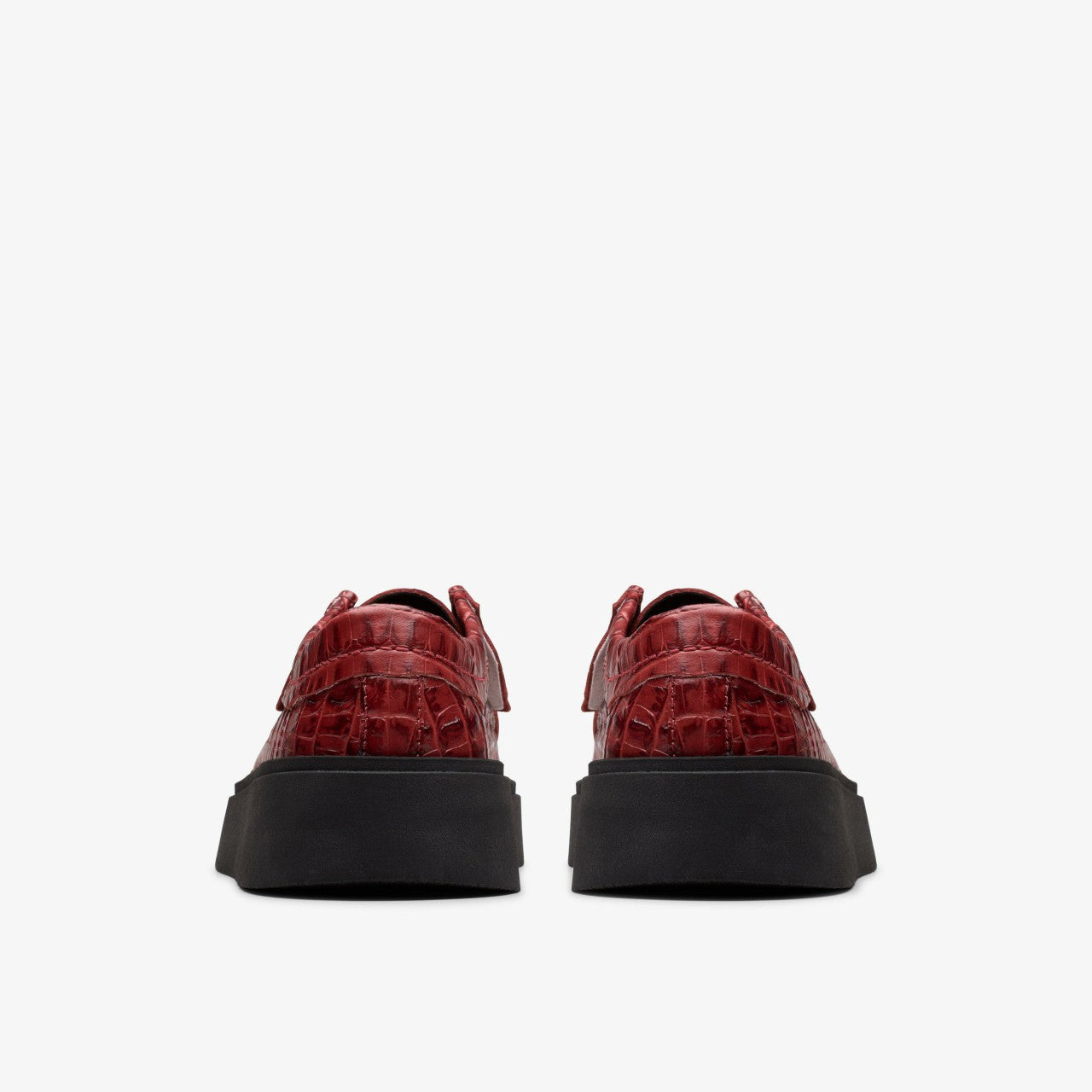 Martine Rose Torview Womens Burgundy Leather Clarks Women