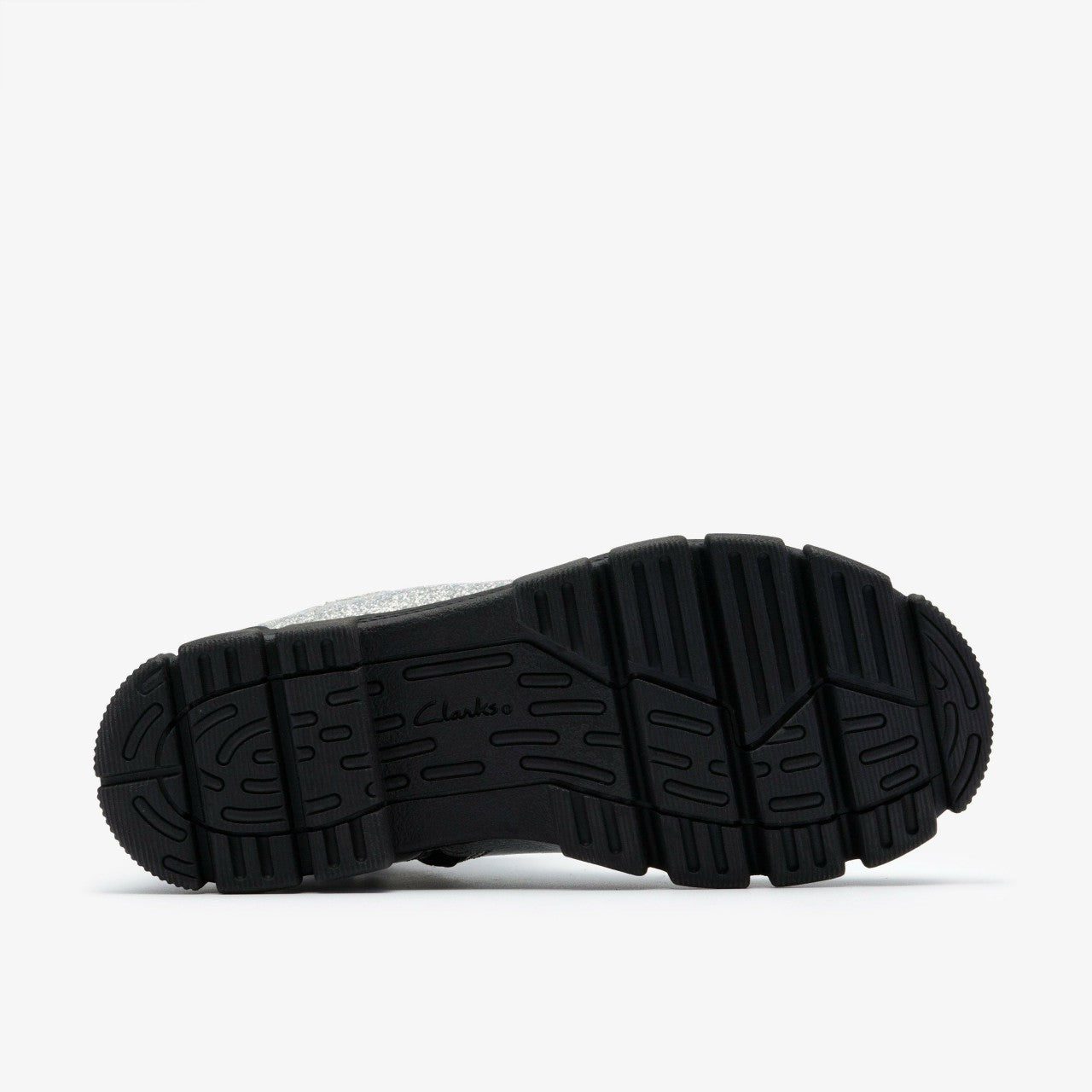 Evyn Chelsea Kid Silver Patent Clarks Kids
