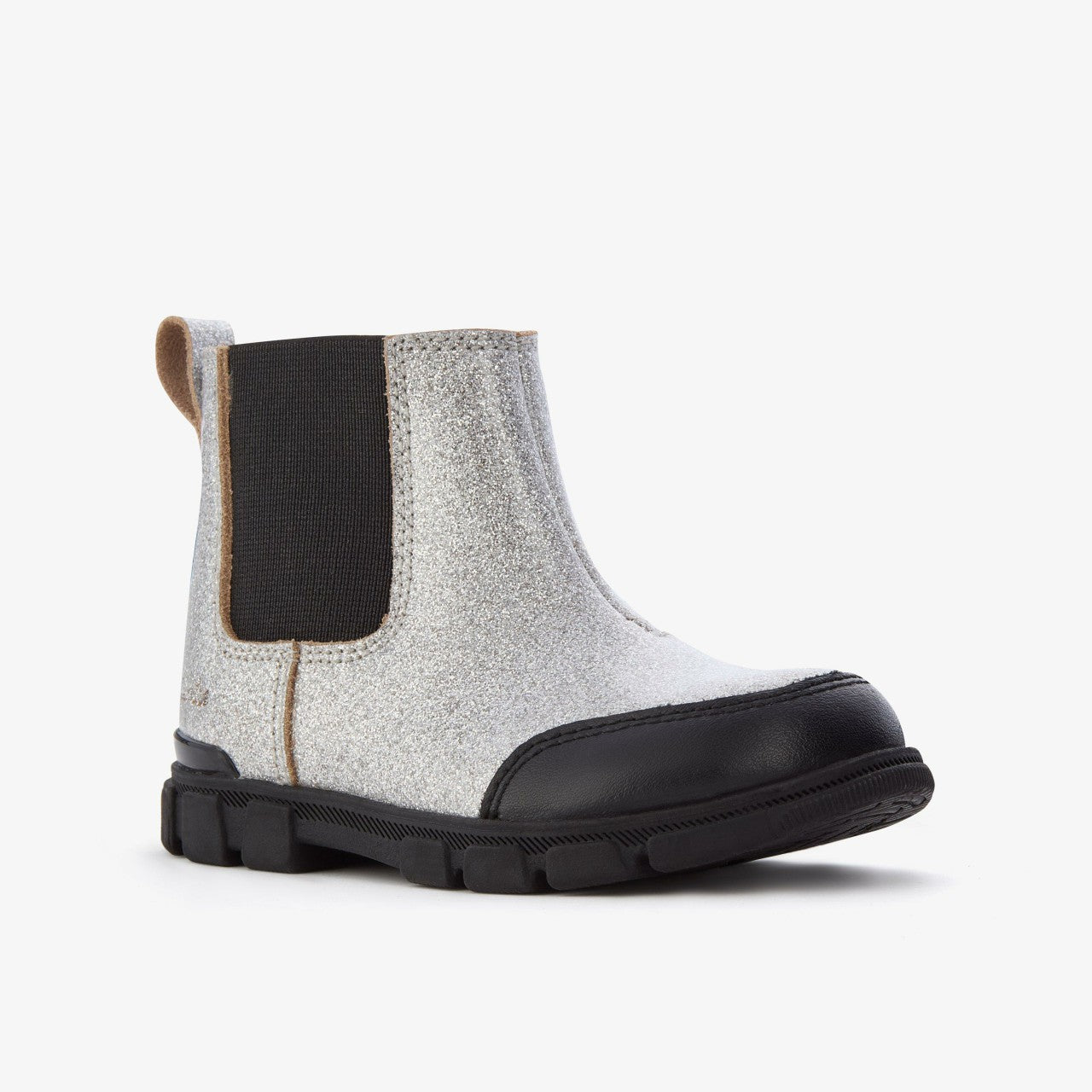 Evyn Chelsea Toddler Silver Patent Clarks Kids