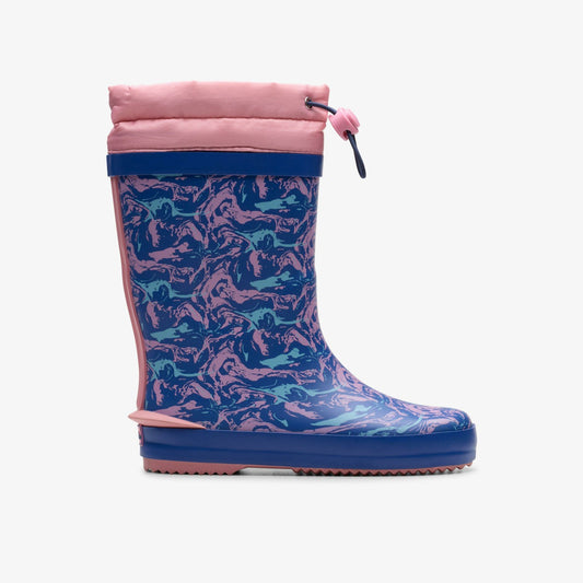 Tarri Race Kid Blue Combination Clarks Kids