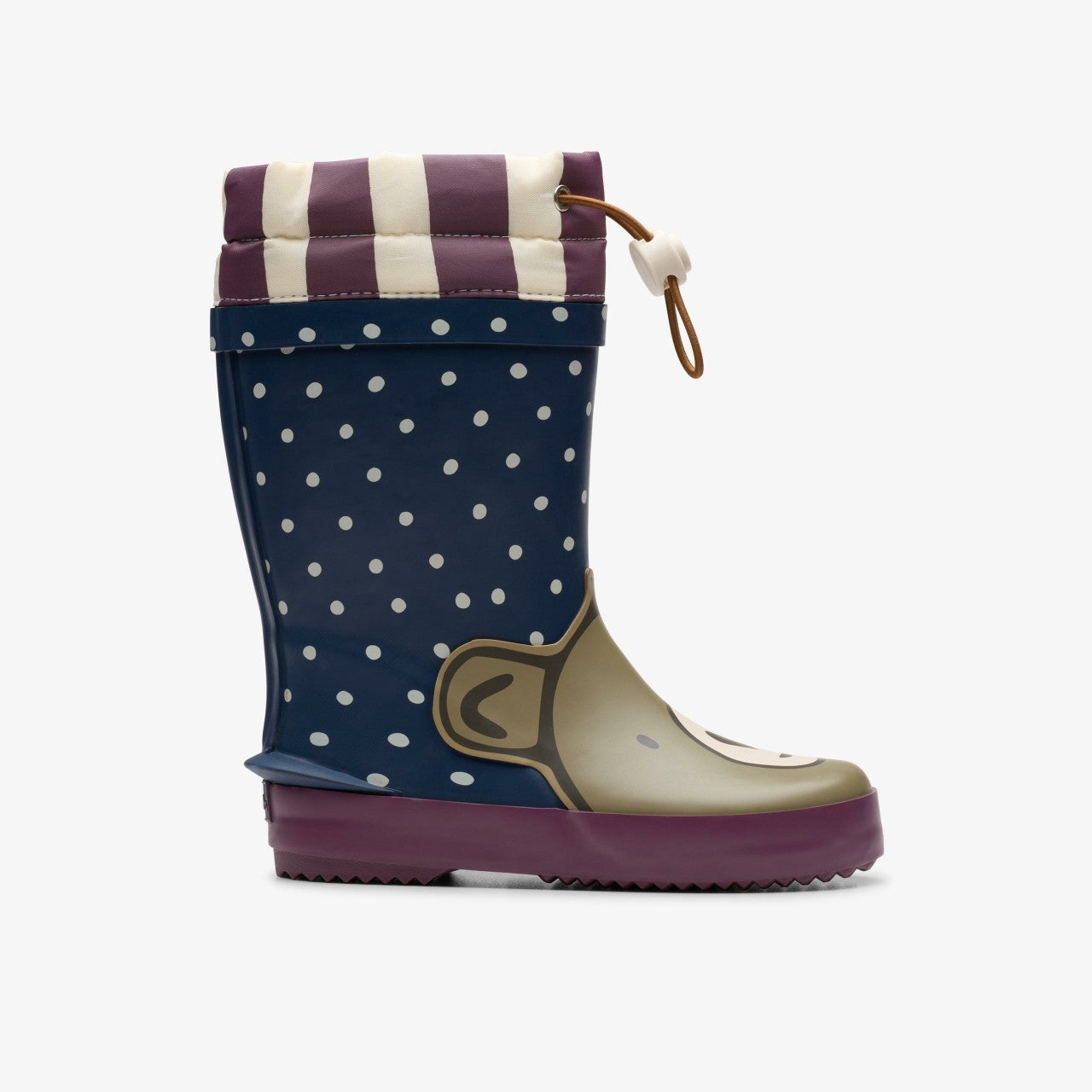 Tarri Race Toddler Navy Combination Clarks Kids