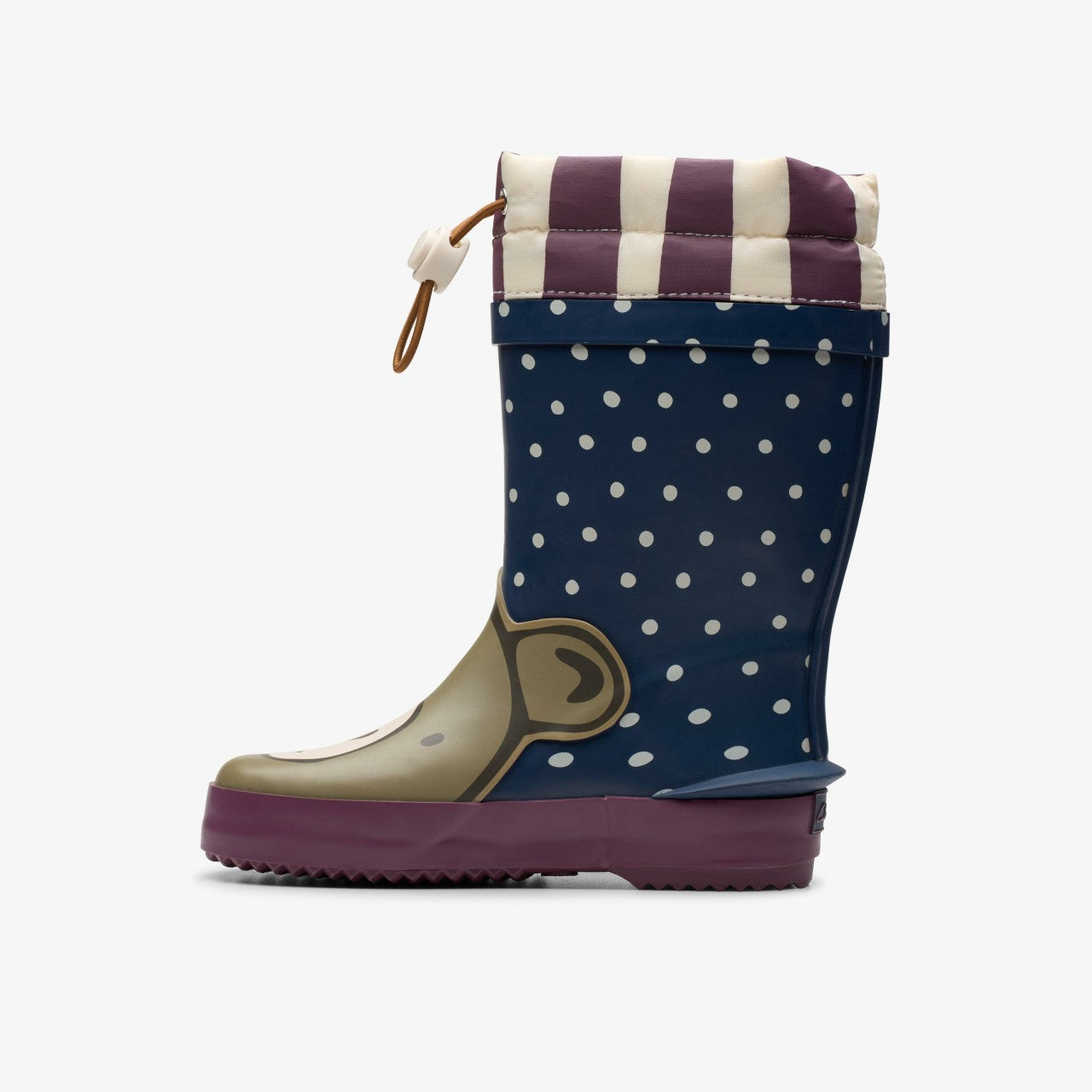 Tarri Race Toddler Navy Combination Clarks Kids
