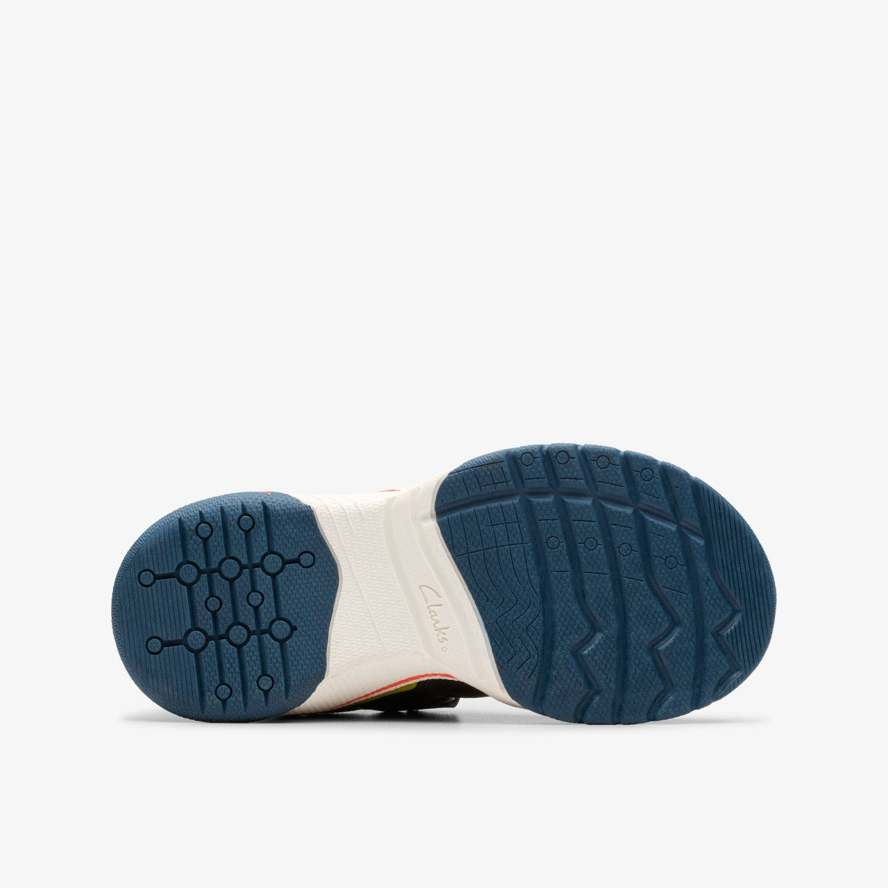 Feather Track Kid Navy Combination Clarks Kids