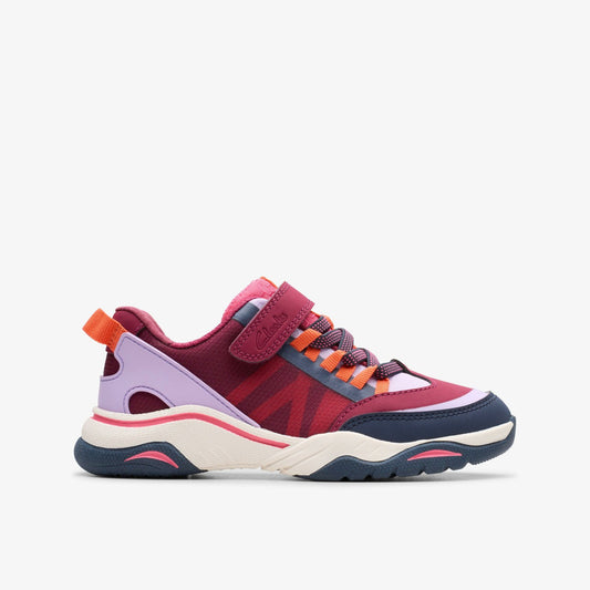 Feather Track Kid Berry Combination Clarks Kids