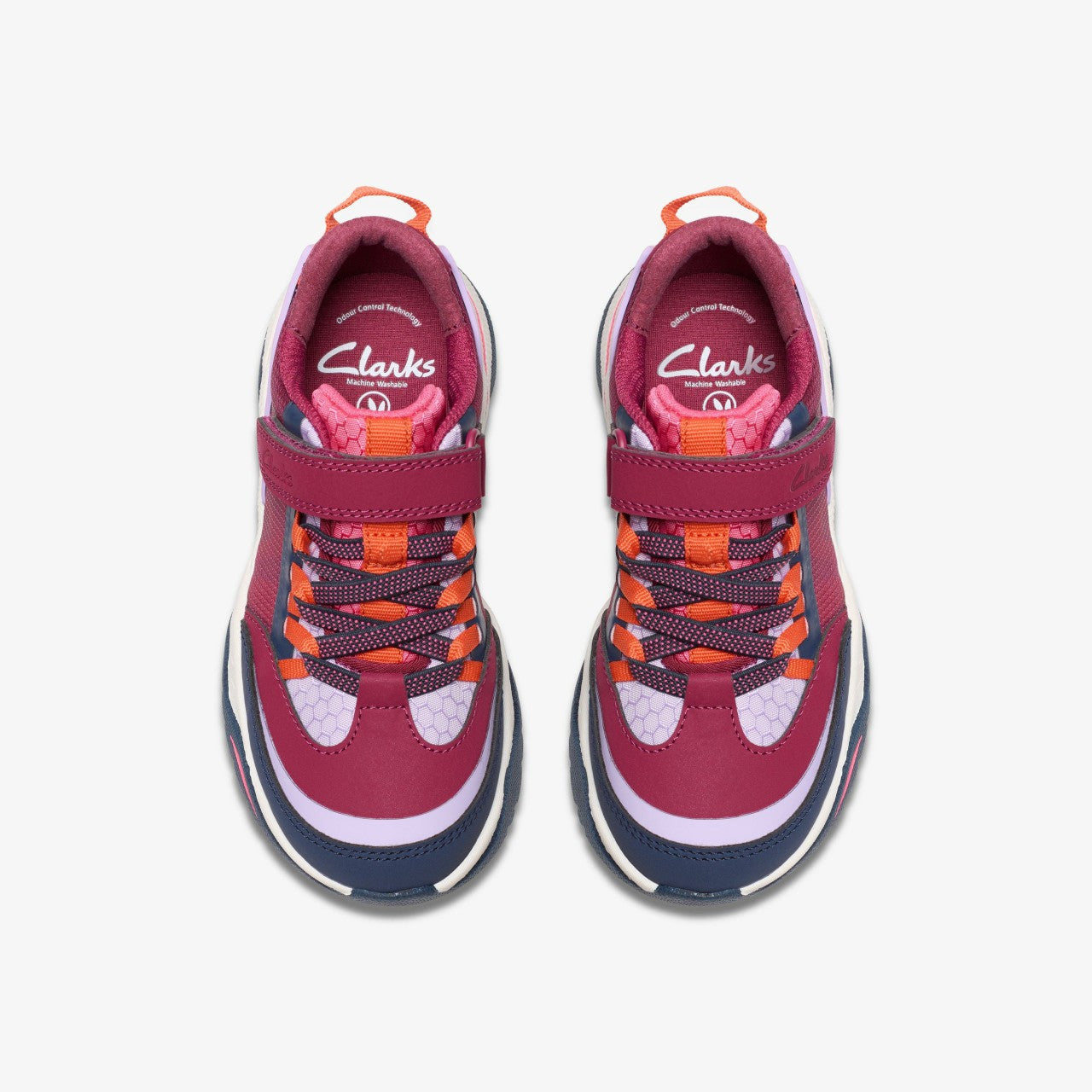 Feather Track Kid Berry Combination Clarks Kids