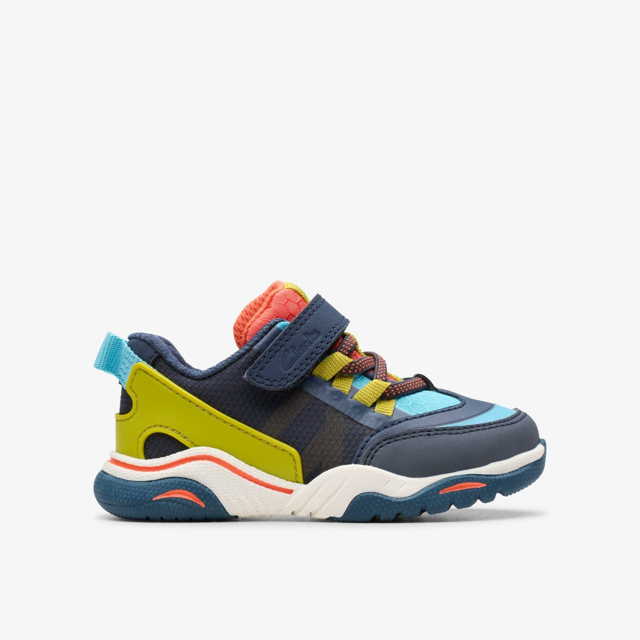 Feather Track Toddler Navy Combination Clarks Kids