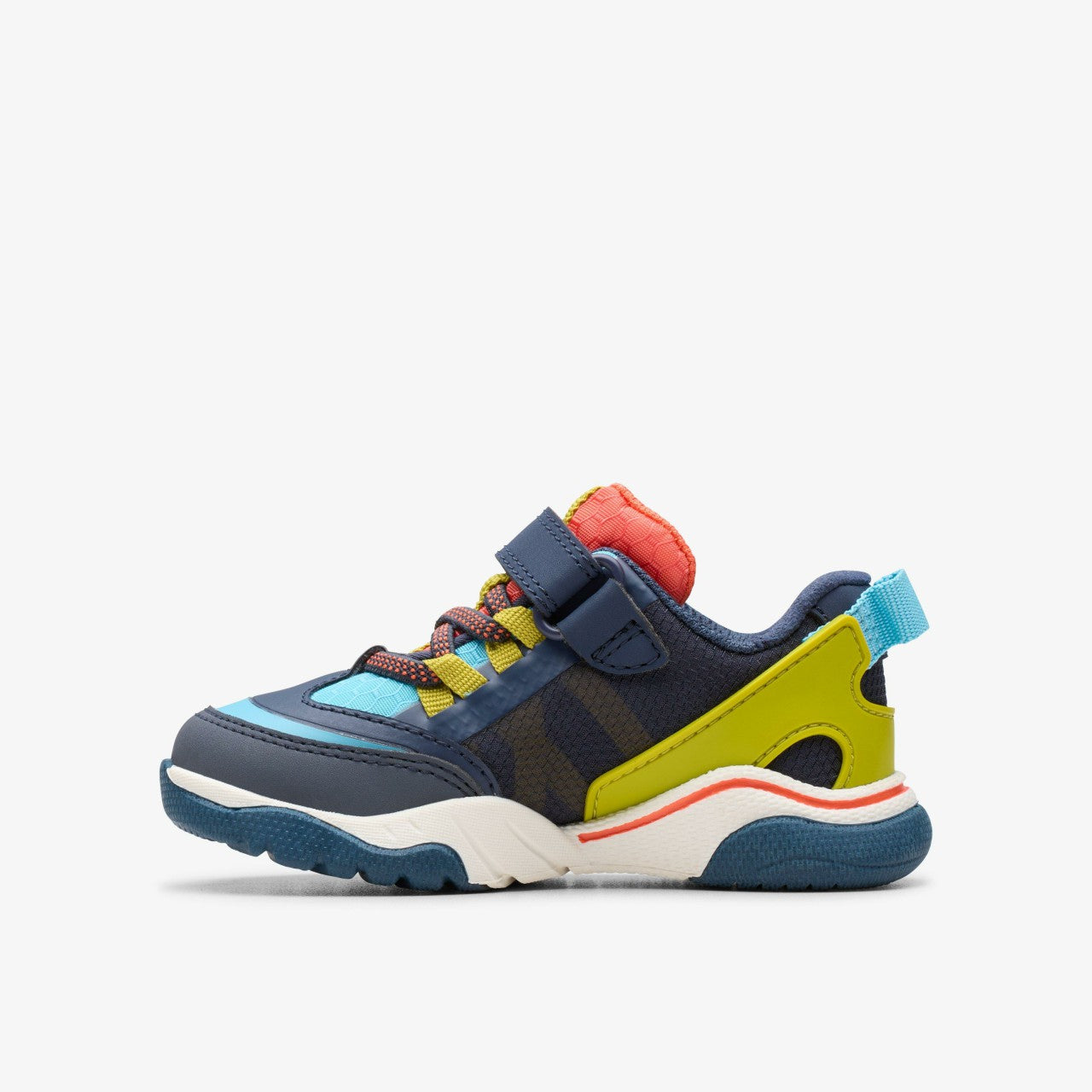 Feather Track Toddler Navy Combination Clarks Kids