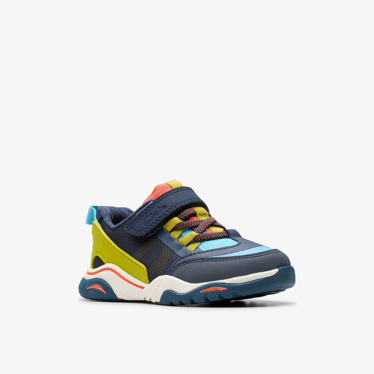 Feather Track Toddler Navy Combination Clarks Kids