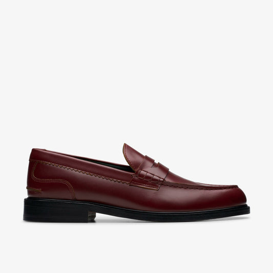 Craft James Lo Loafer Wine Leather Clarks Men