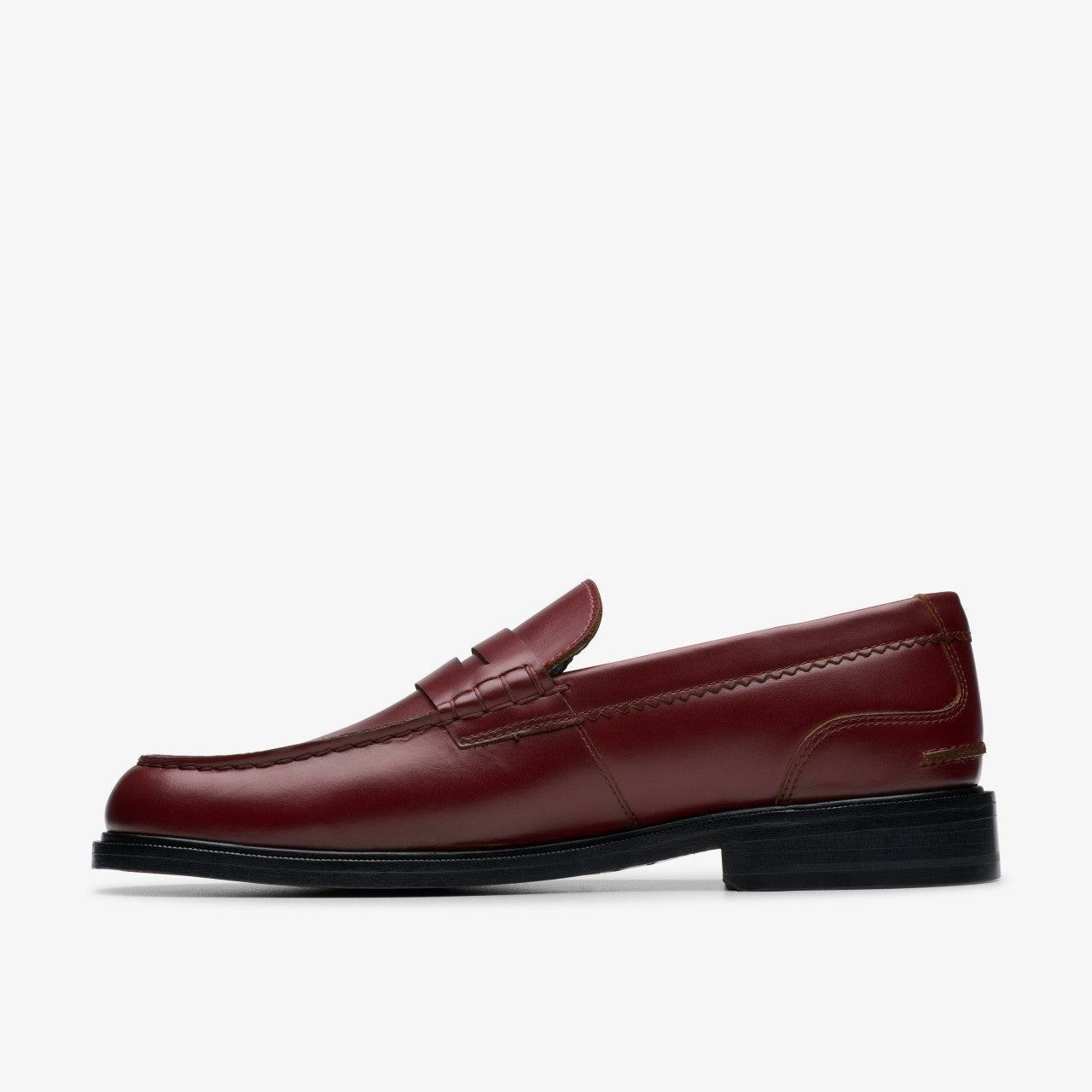 Craft James Lo Loafer Wine Leather Clarks Men