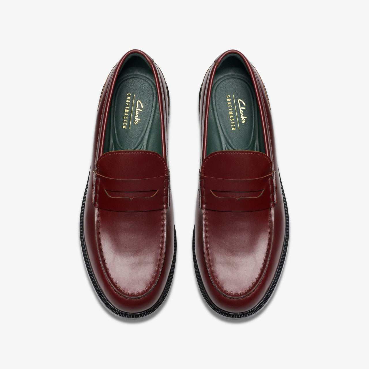 Craft James Lo Loafer Wine Leather Clarks Men
