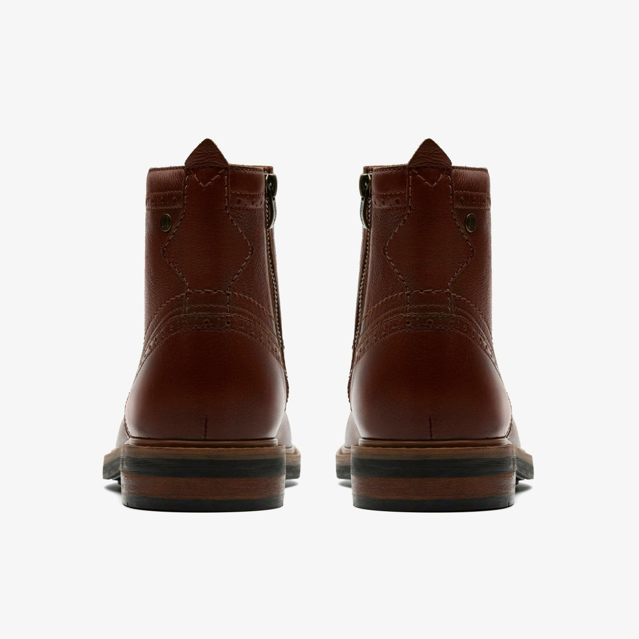 Newford Lace Boot Mid Tan Leather Clarks Men
