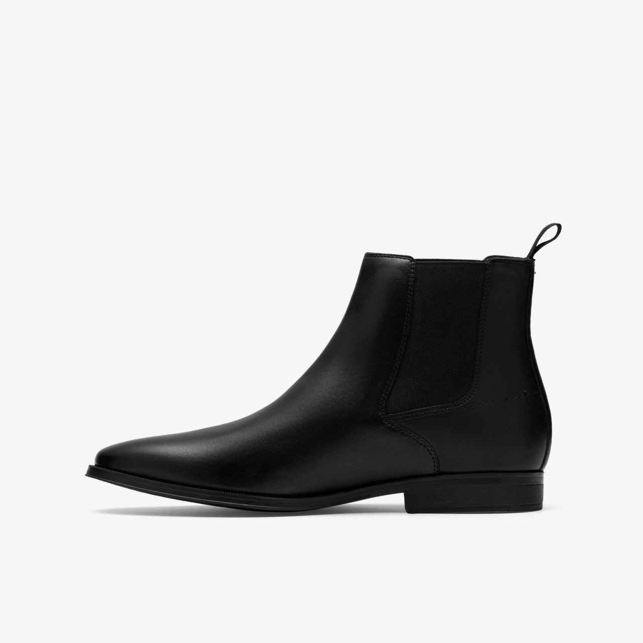 Paulton Easy Black Leather Clarks Men